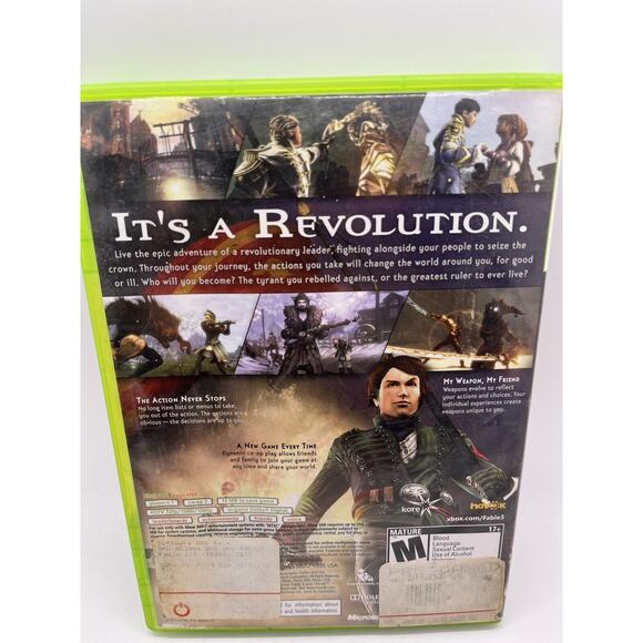 Fable 3 III (Microsoft Xbox 360, 2010) CIB Complete w/Manual - TESTED - Picture 2 of 7